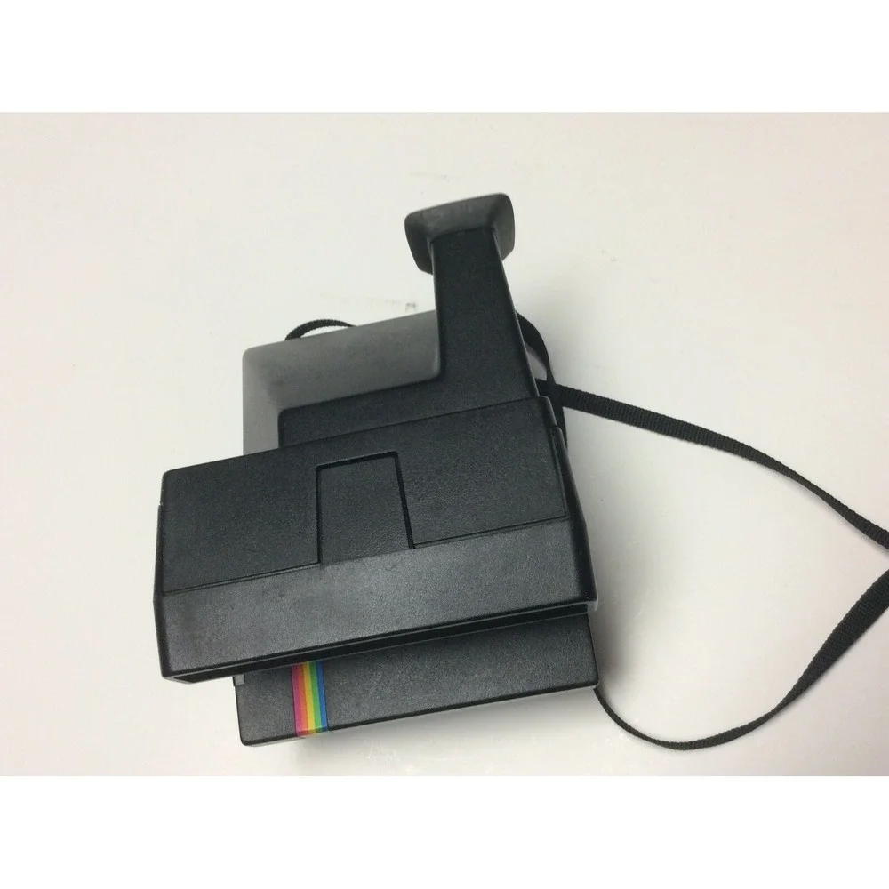 Collectible Polaroid One step 600 Land Camera, rainbow, good condition - T1125